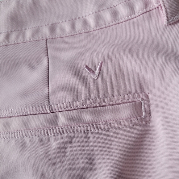 Callaway Opti•Dri Golf Shorts 8 Pink Bermuda Length Like New Condition - Picture 4 of 10